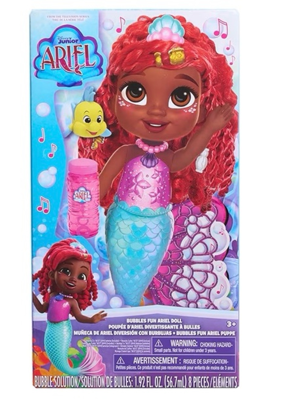 Disney junior Ariel Bubbles Fun Mermaid Doll & accessories